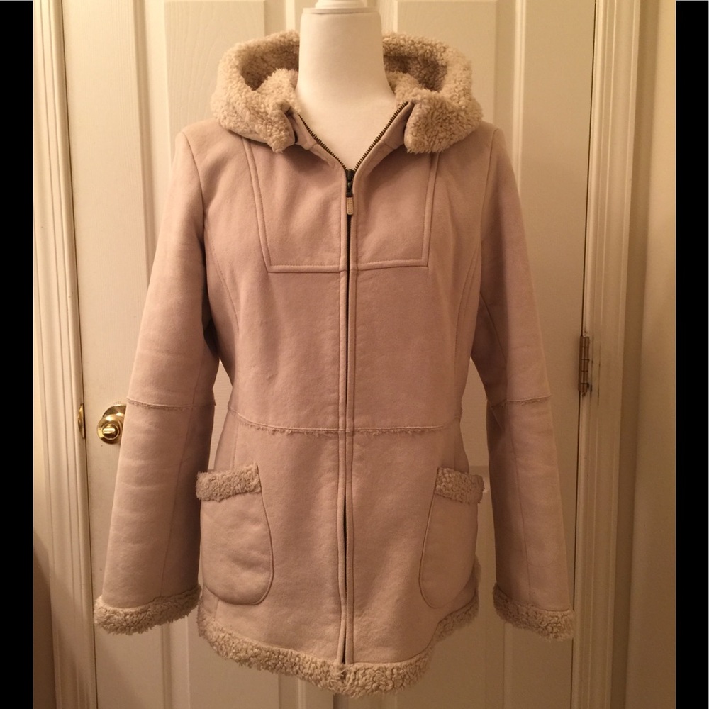 Jones New York Faux Suede Coat